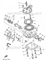 CYLINDER HEAD  for Yamaha YZ 1992