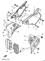 SIDE COVER for Yamaha YZ 1992