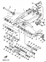 SWINGARM for Yamaha YZ 1992
