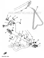 STAND / FOOTREST for Yamaha YZ 1992