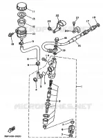 REAR BRAKE MASTER CYLINDER for Yamaha YZ 1992