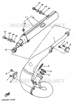 EXHAUST for Yamaha YZ 1992