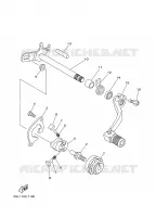GEAR SHIFT SHAFT / LEVER for Yamaha YZF 2002