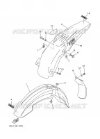 FENDER for Yamaha YZF 2002