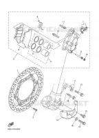FRONT BRAKE CALIPER for Yamaha YZF 2002