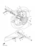 REAR WHEEL for Yamaha YZF 2002