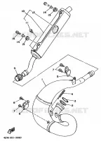 EXHAUST for Yamaha YZ 1993