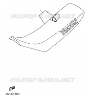 SEAT for Yamaha YZ 1993