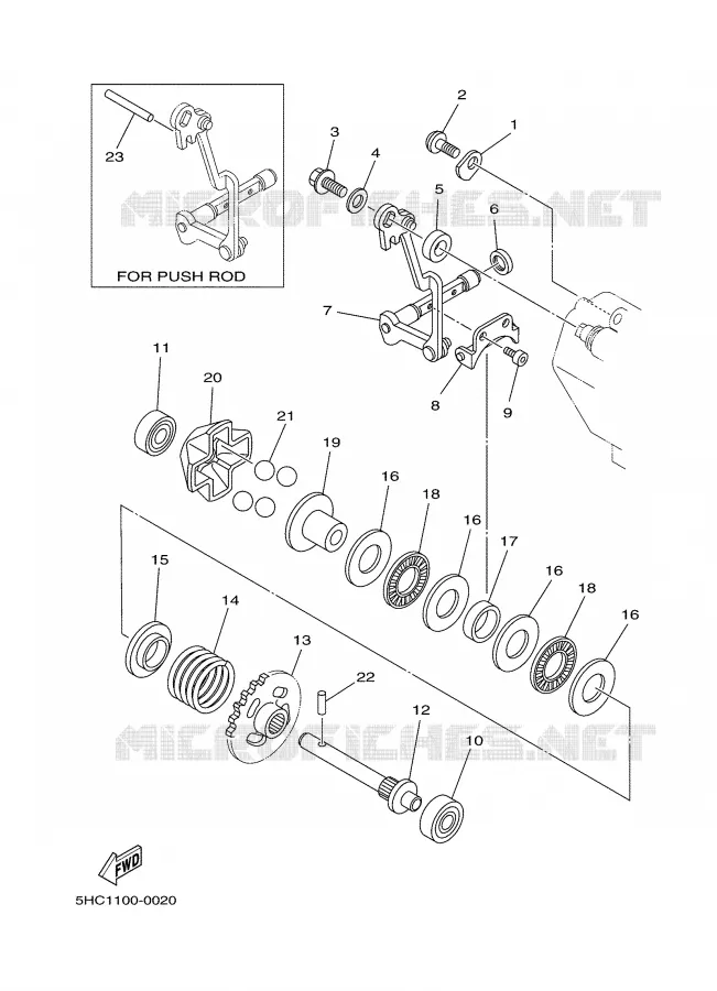 EXHAUST VALVE Yamaha MOTO 250 2000 YZ  YZ250M