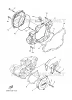 COVER   ENGINE 1 for Yamaha YZ 2001