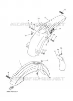 FENDER for Yamaha YZ 2001