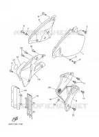 SIDE COVER for Yamaha YZ 2001