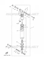 REAR SHOCK ABSORBER for Yamaha YZ 2001