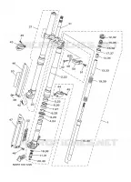 FRONT FORK for Yamaha YZ 2001
