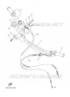HANDLEBAR & CABLES for Yamaha YZ 2001