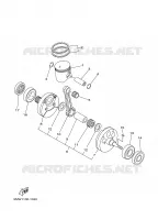 CRANKSHAFT / PISTON for Yamaha YZ 2001