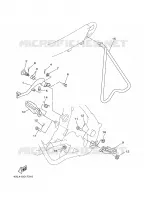 STAND / FOOTREST for Yamaha YZ 2001