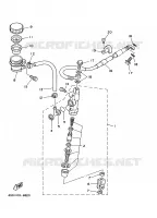 REAR BRAKE MASTER CYLINDER for Yamaha YZ 2001