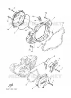 COVER   ENGINE 1 for Yamaha YZ 2001
