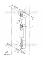 REAR SHOCK ABSORBER for Yamaha YZ 2001