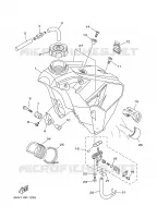 FUEL TANK for Yamaha YZ 2001