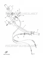 HANDLEBAR & CABLES for Yamaha YZ 2001