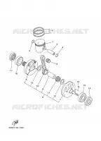 CRANKSHAFT / PISTON for Yamaha YZ 2001