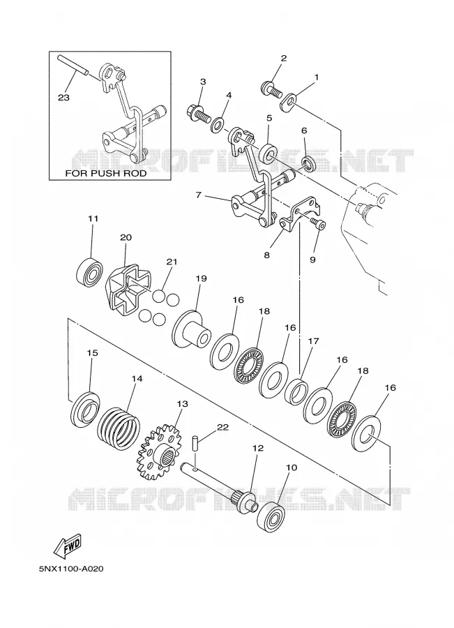 EXHAUST VALVE Yamaha MOTO 250 2002 YZ  YZ250P
