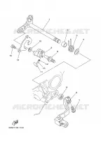 GEAR SHIFT SHAFT / LEVER for Yamaha YZ 2002