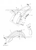 FENDER for Yamaha YZ 2002