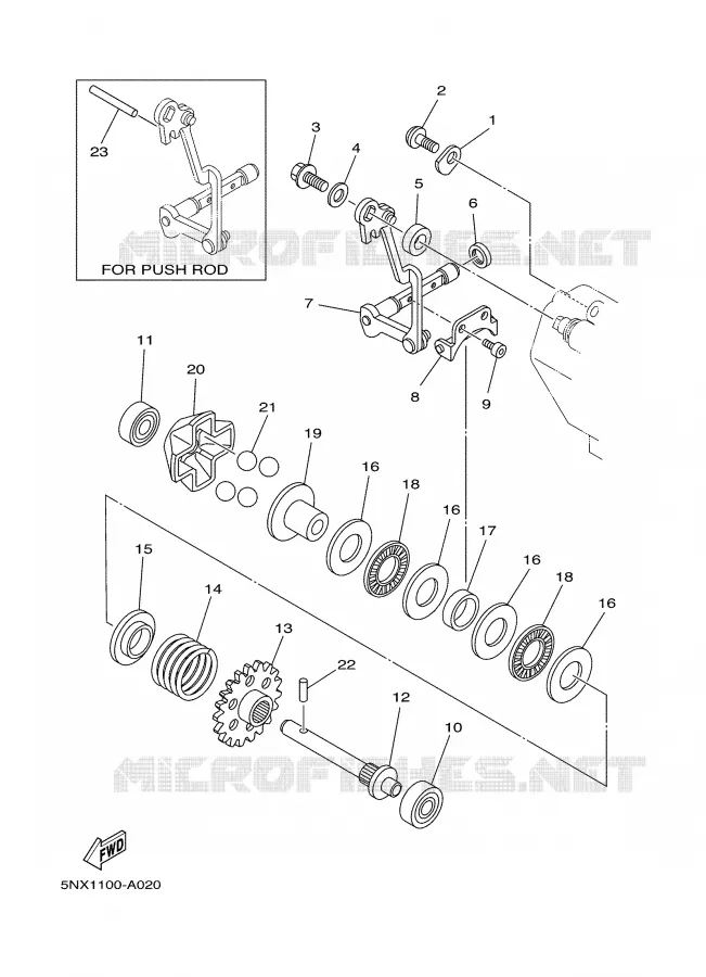 EXHAUST VALVE Yamaha MOTO 250 2003 YZ  YZ250R