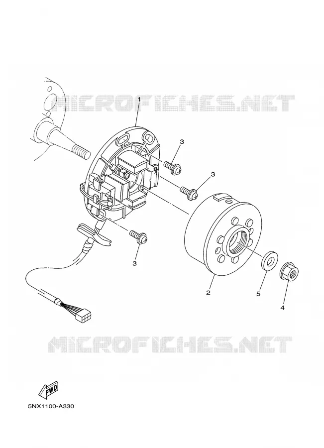 IGNITION Yamaha MOTO 250 2004 YZ  YZ250S