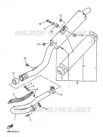 EXHAUST for Yamaha YZF 1998