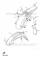 FENDER for Yamaha YZF 1998