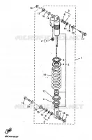 REAR SHOCK ABSORBER for Yamaha YZF 1998