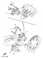 REAR BRAKE CALIPER for Yamaha YZF 1999