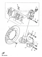 FRONT BRAKE CALIPER for Yamaha YZF 1999
