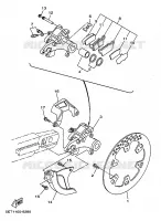 REAR BRAKE CALIPER for Yamaha YZF 1999