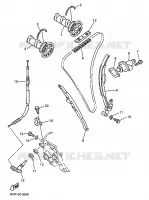 CAMSHAFT / TIMING CHAIN for Yamaha YZF 1999