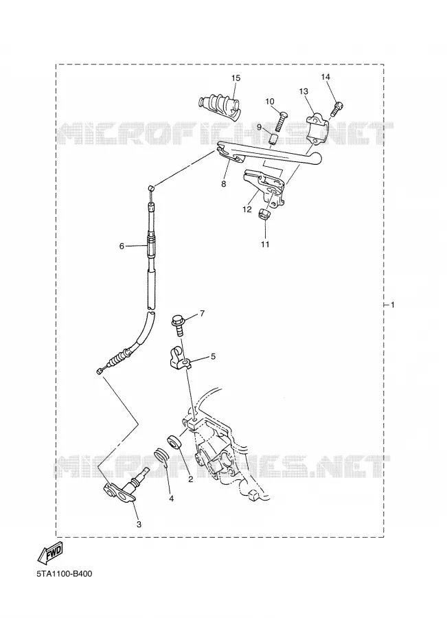 OPTIONAL PARTS Yamaha MOTO 450 2003 YZF  YZ450F