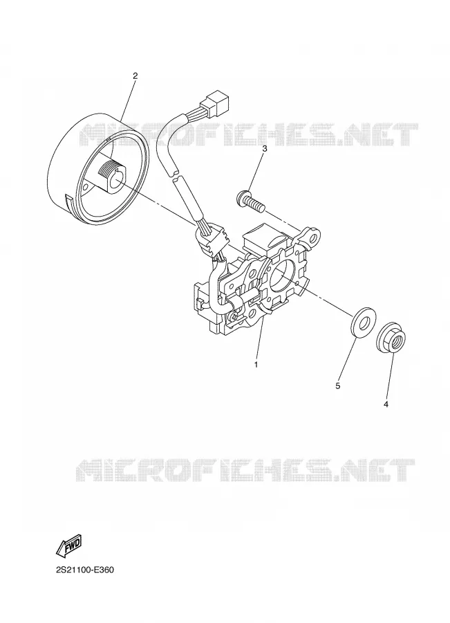 IGNITION Yamaha MOTO 450 2007 YZF  YZ450F