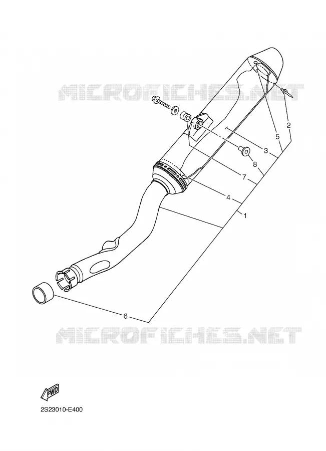OPTIONAL PARTS Yamaha MOTO 450 2007 YZF  YZ450F