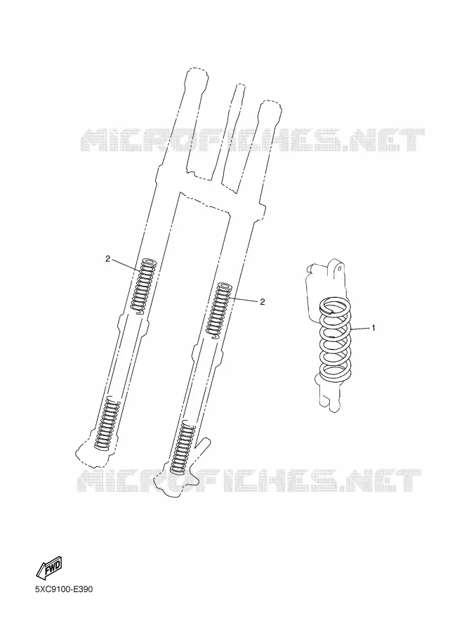 ALTERNATIVE CHASSIS  Yamaha MOTO 450 2008 YZF  YZ450F