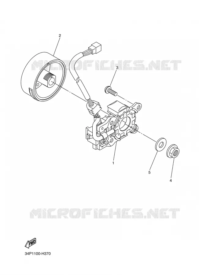 IGNITION Yamaha MOTO 450 2009 YZF  YZ450F