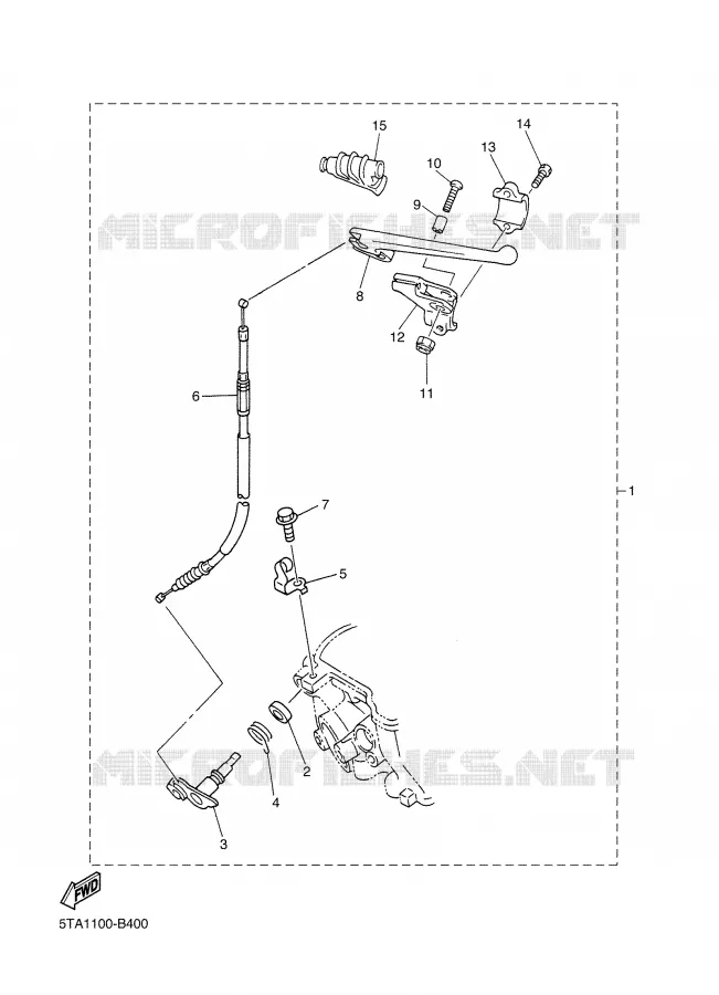 OPTIONAL PARTS Yamaha MOTO 450 2003 YZF  YZ450FR