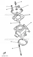 CYLINDER for Yamaha YZ 1988