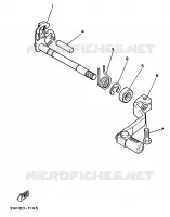 GEAR SHIFT SHAFT / LEVER for Yamaha YZ 1988