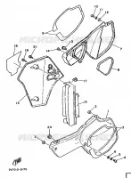 SIDE COVER for Yamaha YZ 1988