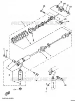 REAR SHOCK ABSORBER for Yamaha YZ 1988