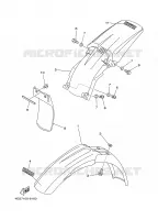 FENDER for Yamaha YZ 2000